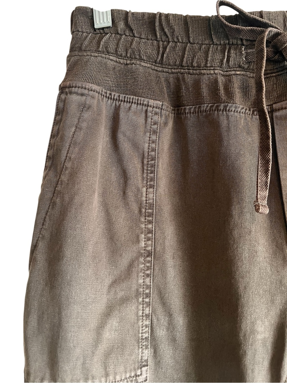 James Perse Mixed Media cuffed casual cotton jogger pants excellent condition - Picture 7 of 14